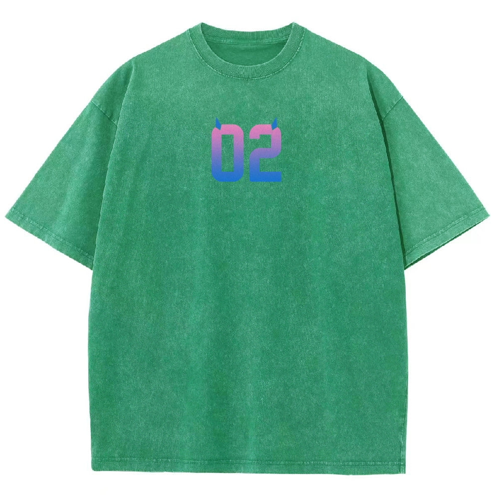Darling in the franxx Unisex Fit Washed T-Shirt 2606005161