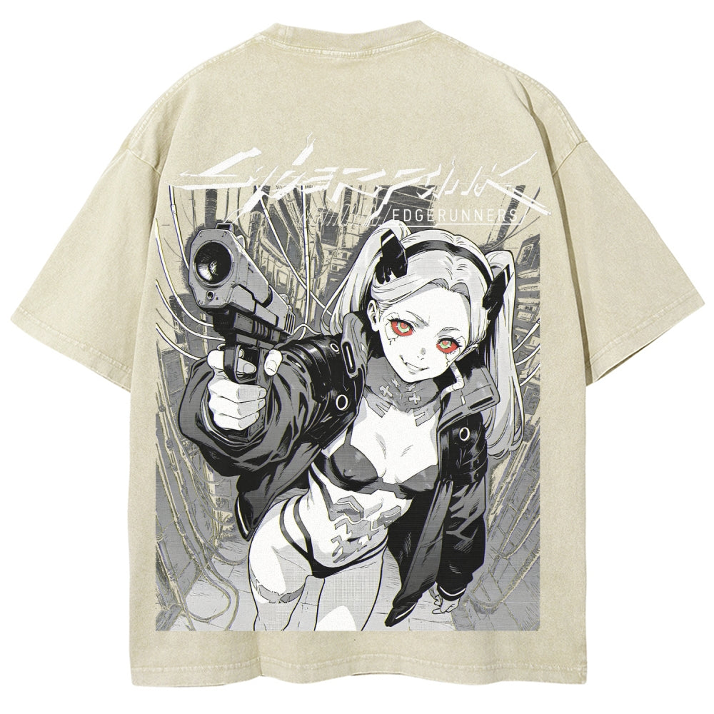 Cyberpunk Unisex Fit Washed T-Shirt 2606005977