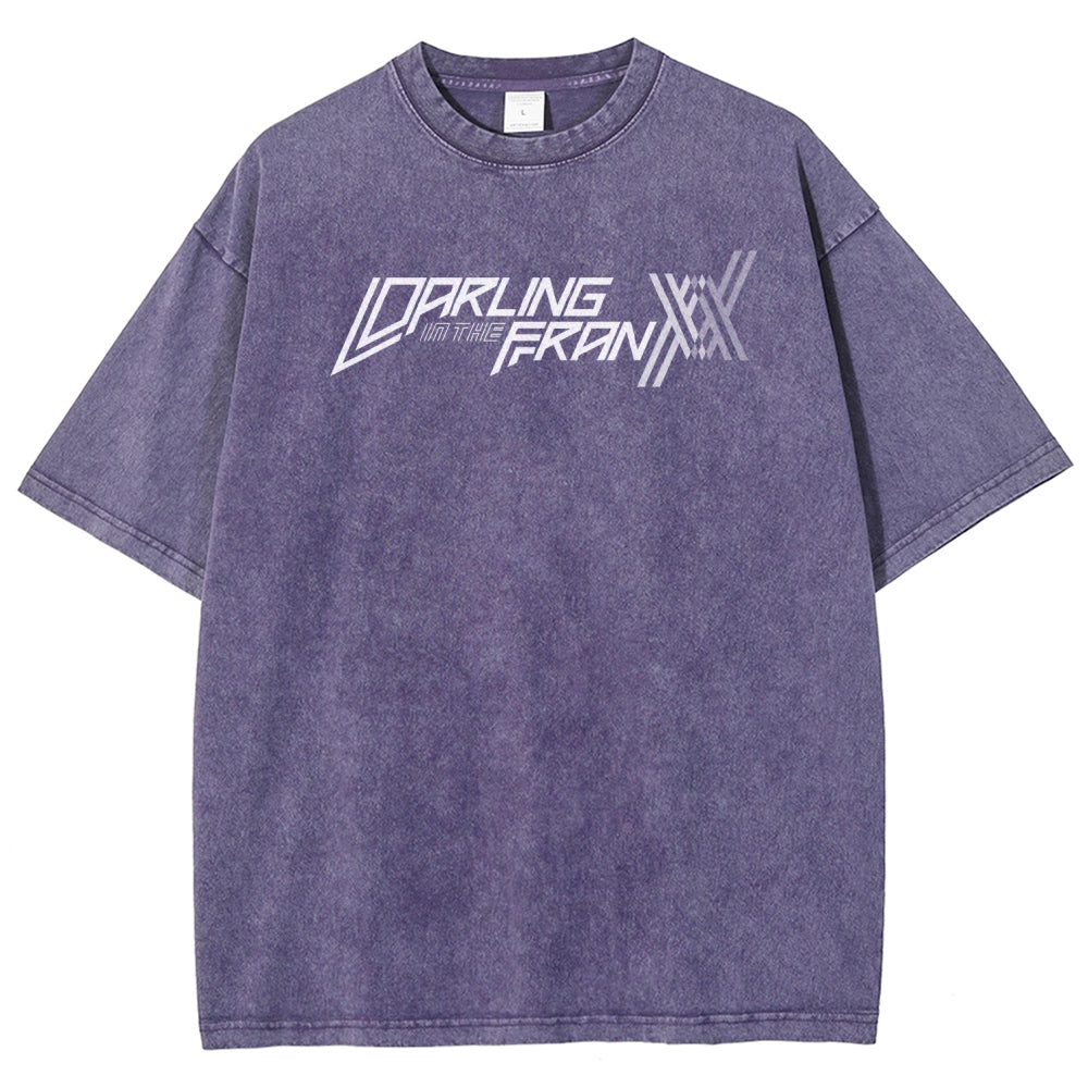 Darling in the Franxx Unisex Fit Washed T-Shirt 2606006029