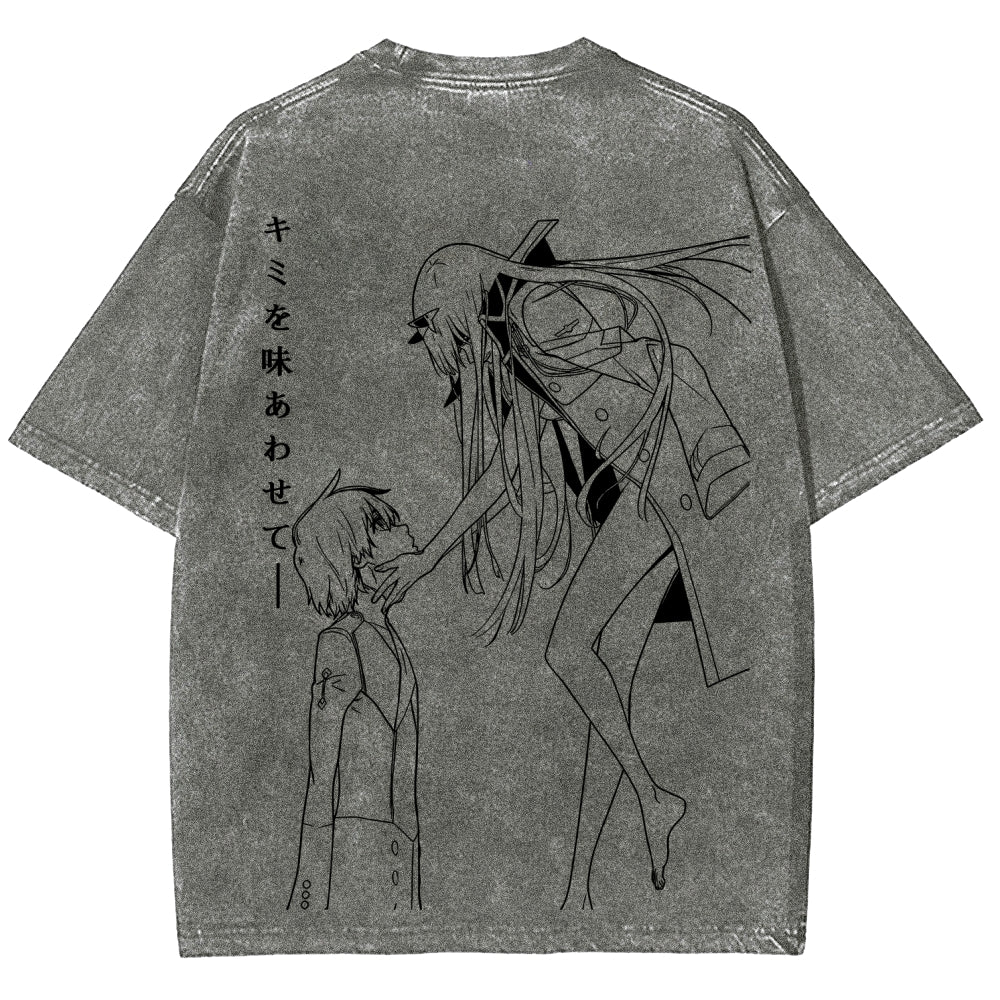 Darling in the Franxx Unisex Fit Washed T-Shirt 2606006029