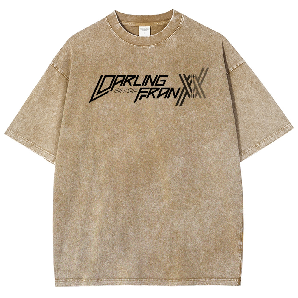 Darling in the Franxx Unisex Fit Washed T-Shirt 2606006029