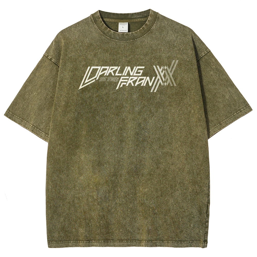 Darling in the Franxx Unisex Fit Washed T-Shirt 2606006029