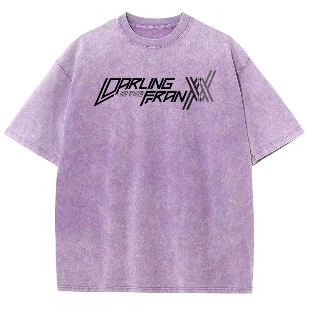 Darling in the Franxx Unisex Fit Washed T-Shirt 2606006029