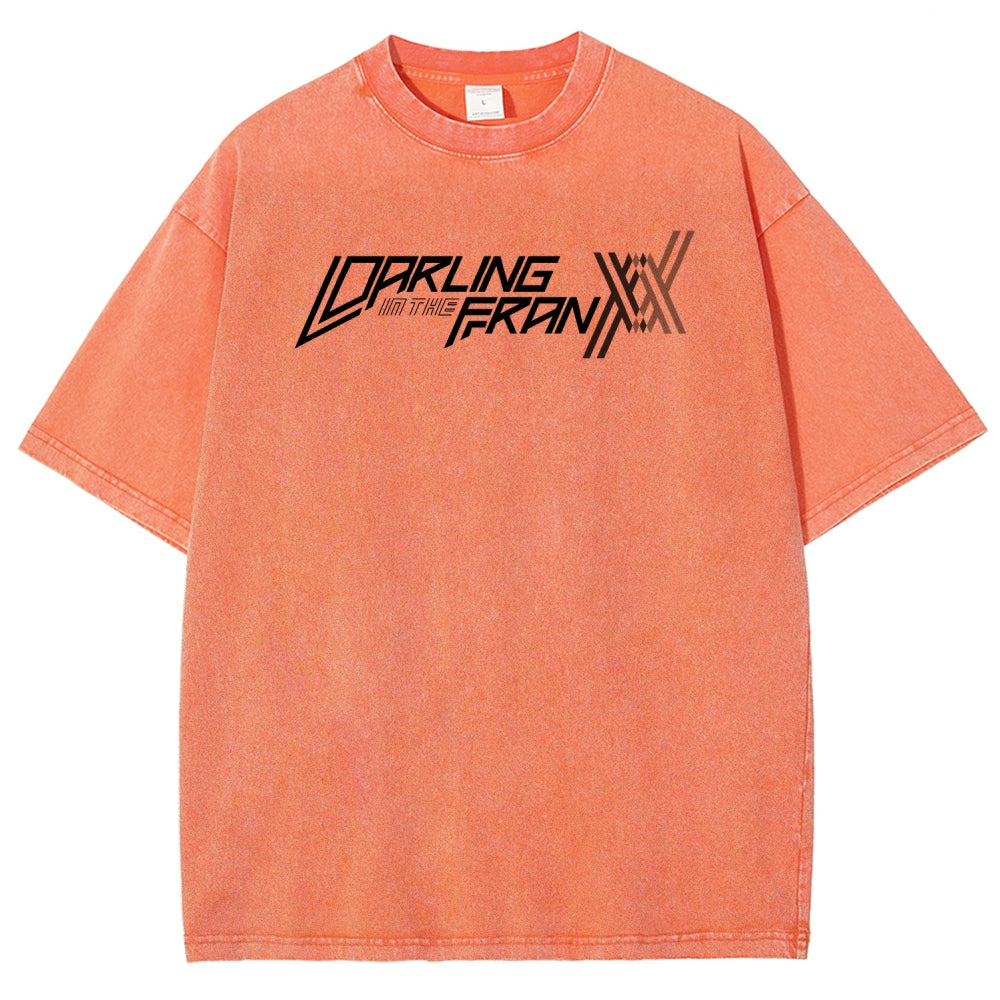 Darling in the Franxx Unisex Fit Washed T-Shirt 2606006029