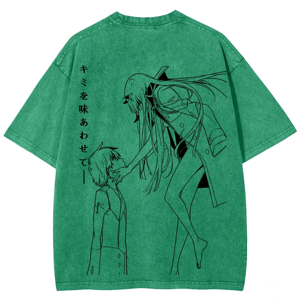 Darling in the Franxx Unisex Fit Washed T-Shirt 2606006029