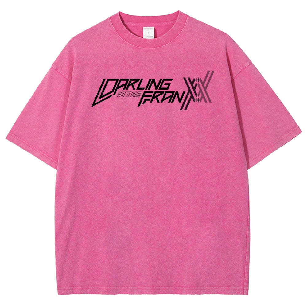 Darling in the Franxx Unisex Fit Washed T-Shirt 2606006029
