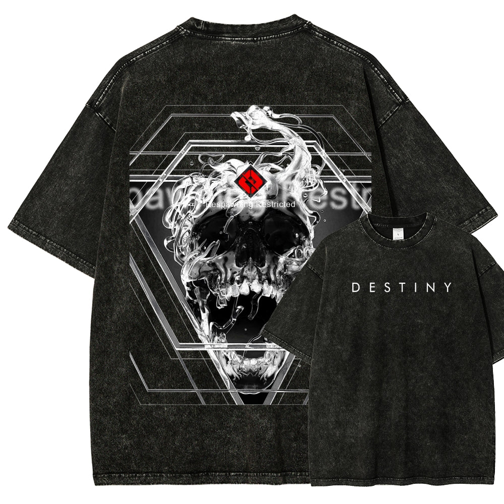 Destiny Unisex Fit Washed T-Shirt 2606006919