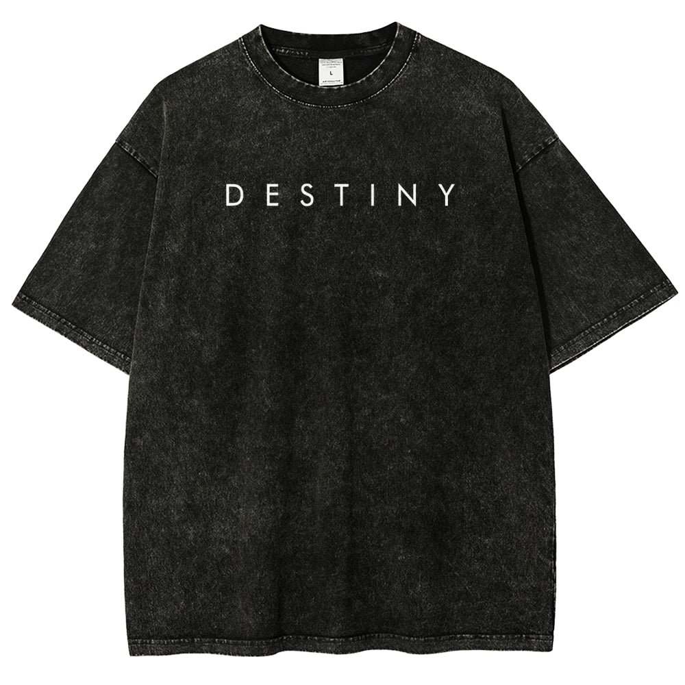 Destiny Unisex Fit Washed T-Shirt 2606006919