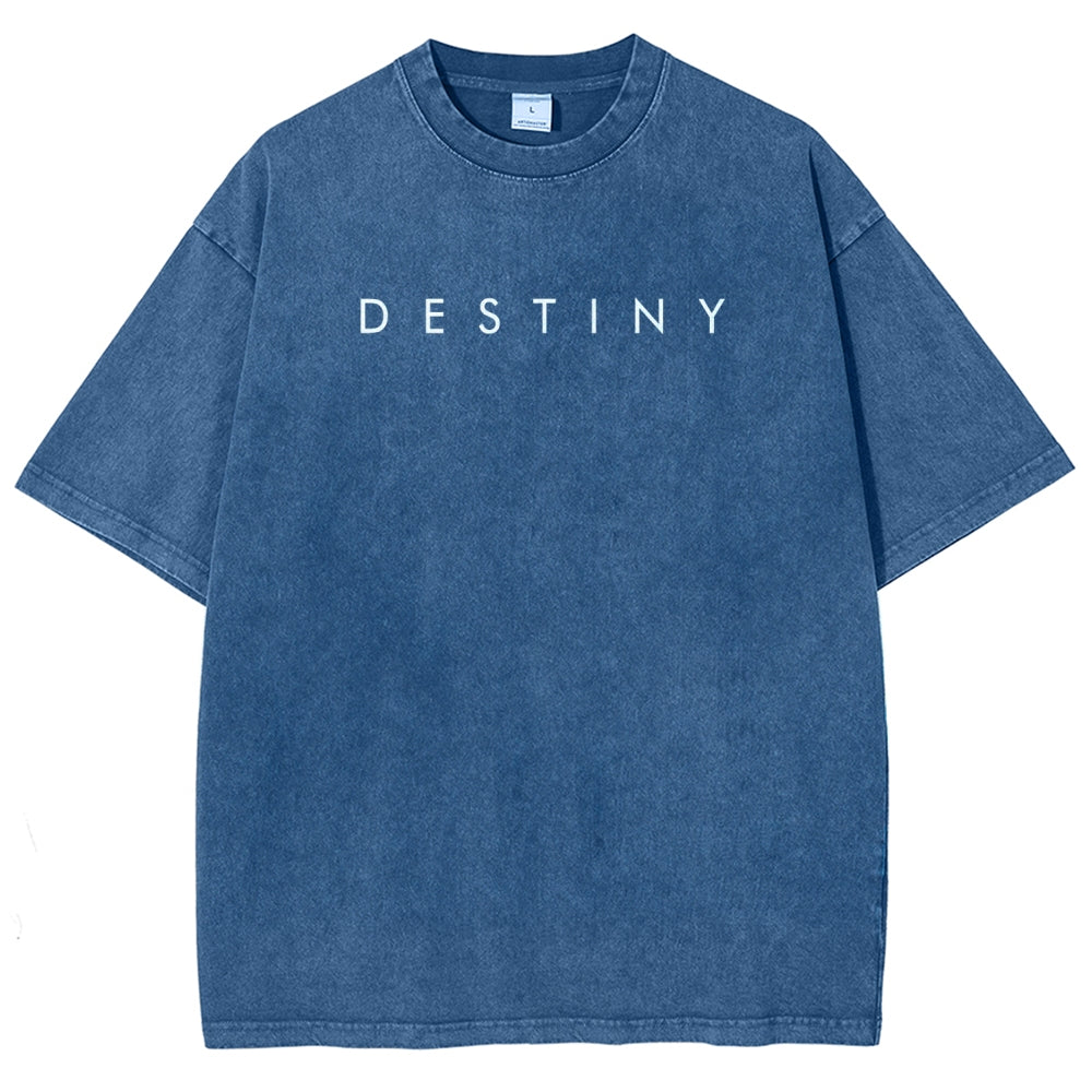 Destiny Unisex Fit Washed T-Shirt 2606006919