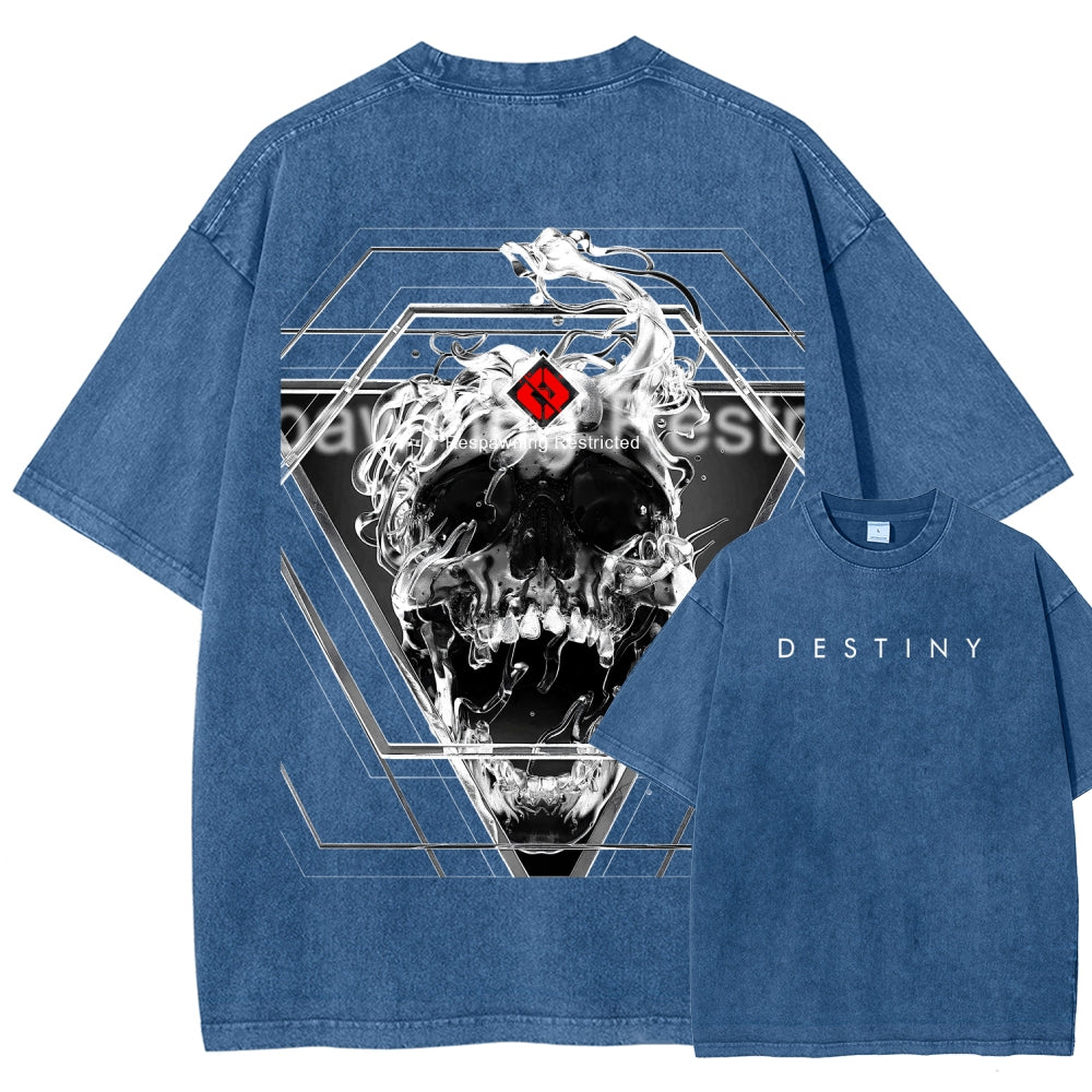 Destiny Unisex Fit Washed T-Shirt 2606006919