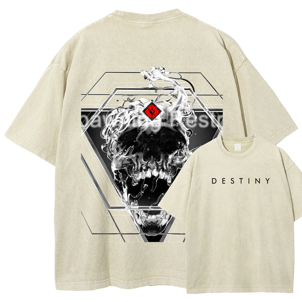 Destiny Unisex Fit Washed T-Shirt 2606006919