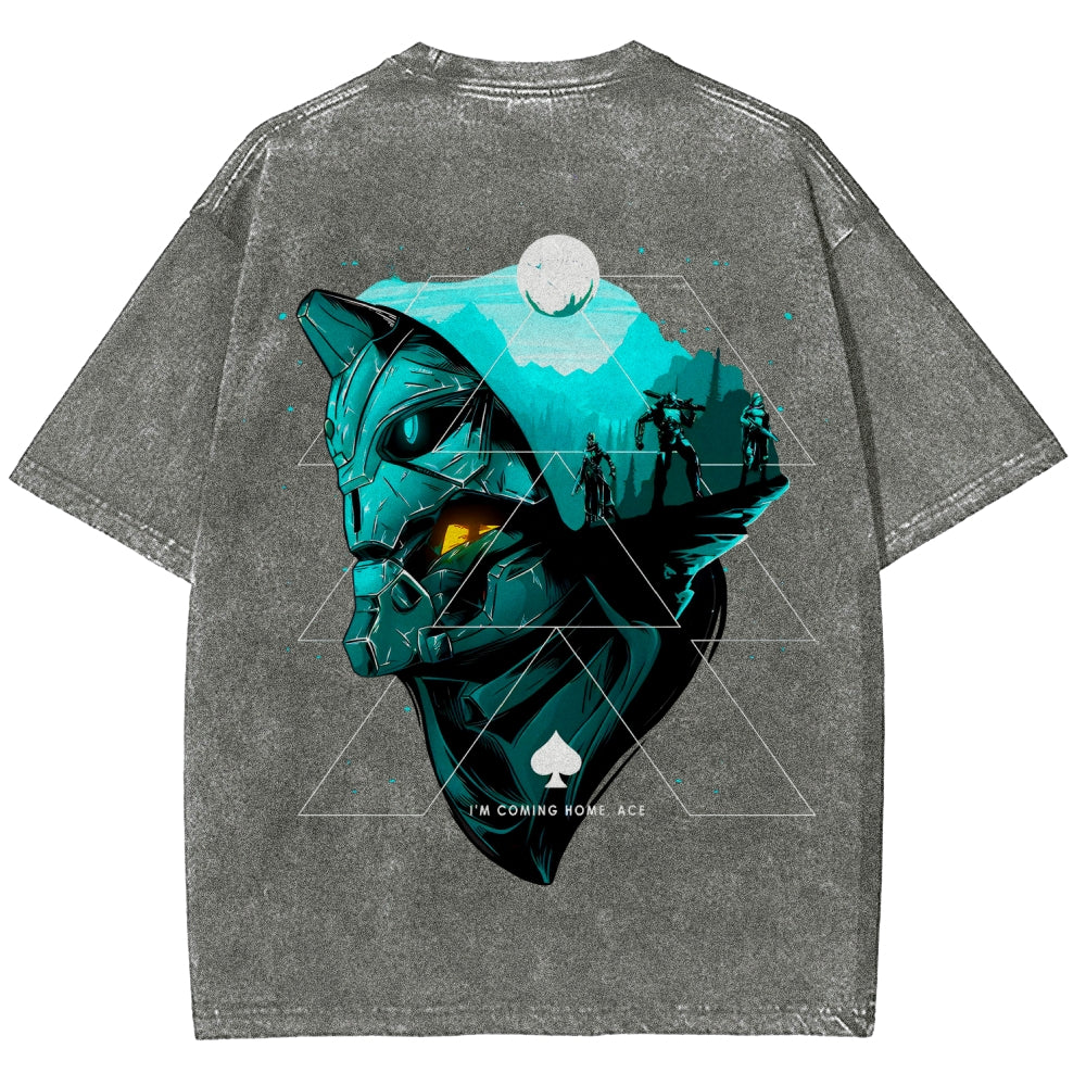 Destiny Unisex Fit Washed T-Shirt 2606006936