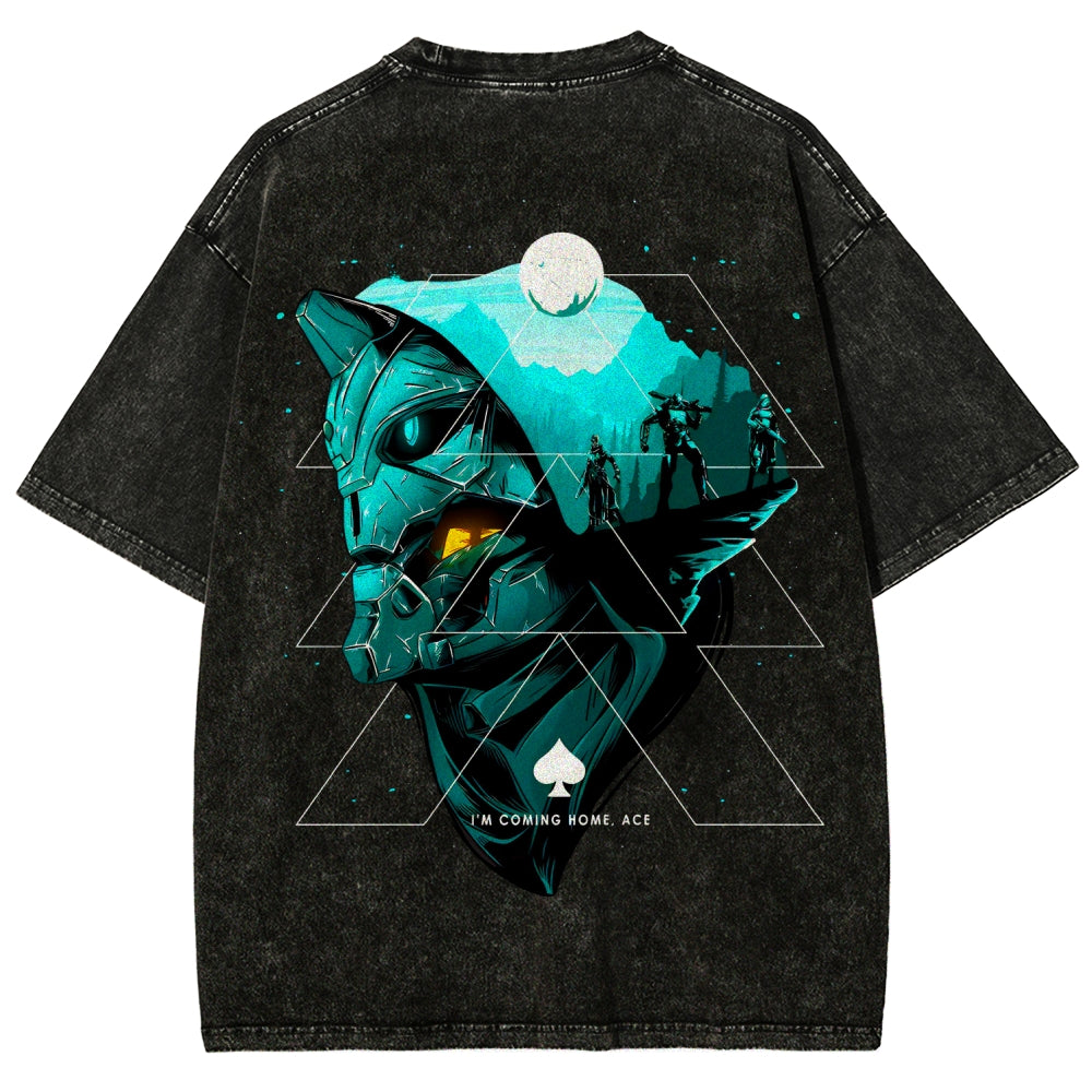 Destiny Unisex Fit Washed T-Shirt 2606006936
