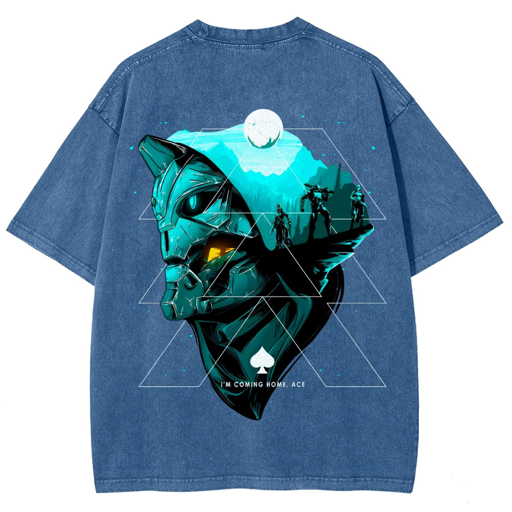 Destiny Unisex Fit Washed T-Shirt 2606006936