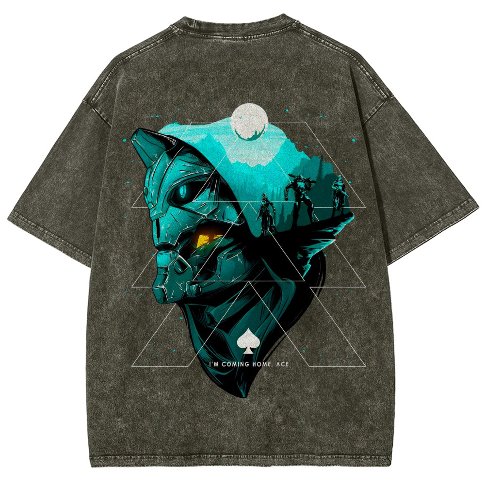 Destiny Unisex Fit Washed T-Shirt 2606006936