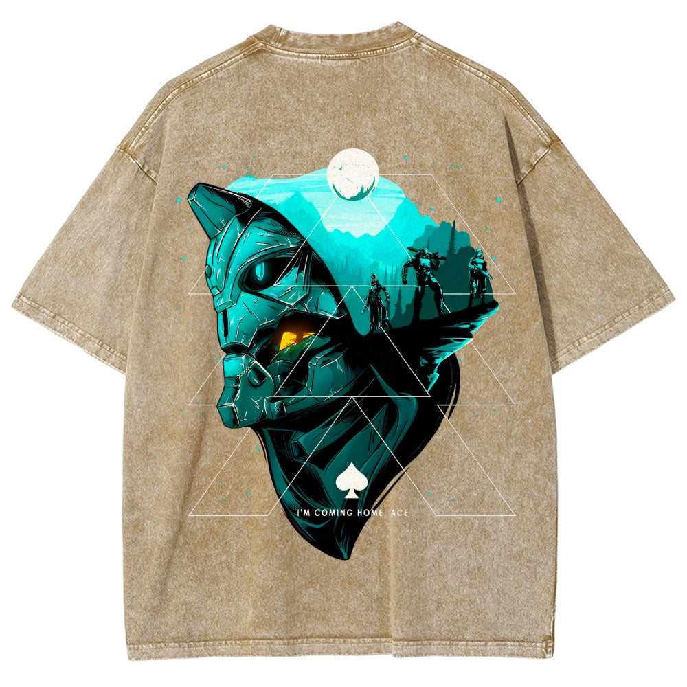 Destiny Unisex Fit Washed T-Shirt 2606006936