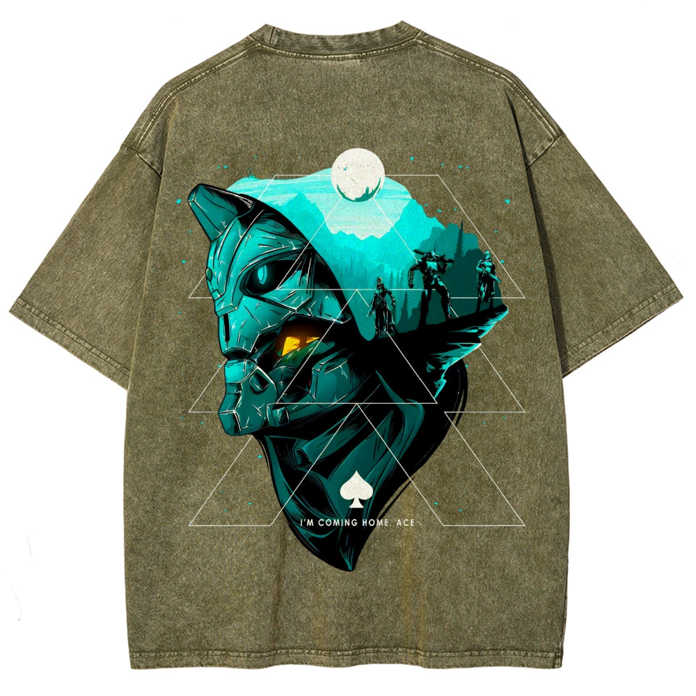 Destiny Unisex Fit Washed T-Shirt 2606006936