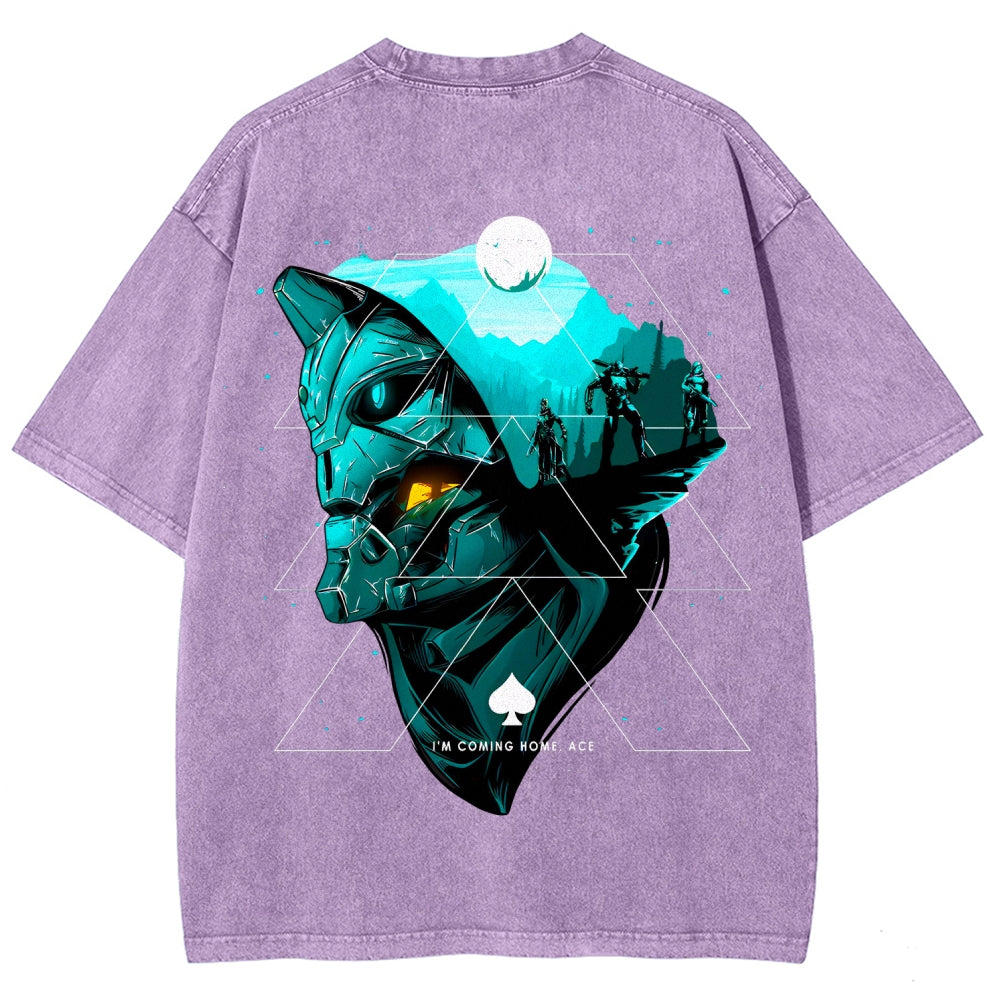Destiny Unisex Fit Washed T-Shirt 2606006936