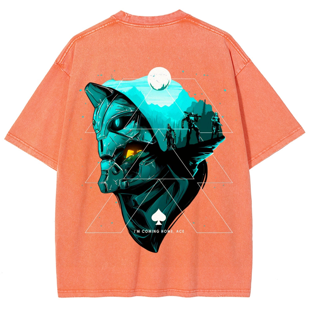 Destiny Unisex Fit Washed T-Shirt 2606006936