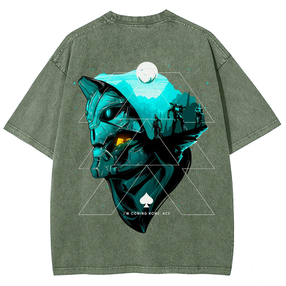 Destiny Unisex Fit Washed T-Shirt 2606006936