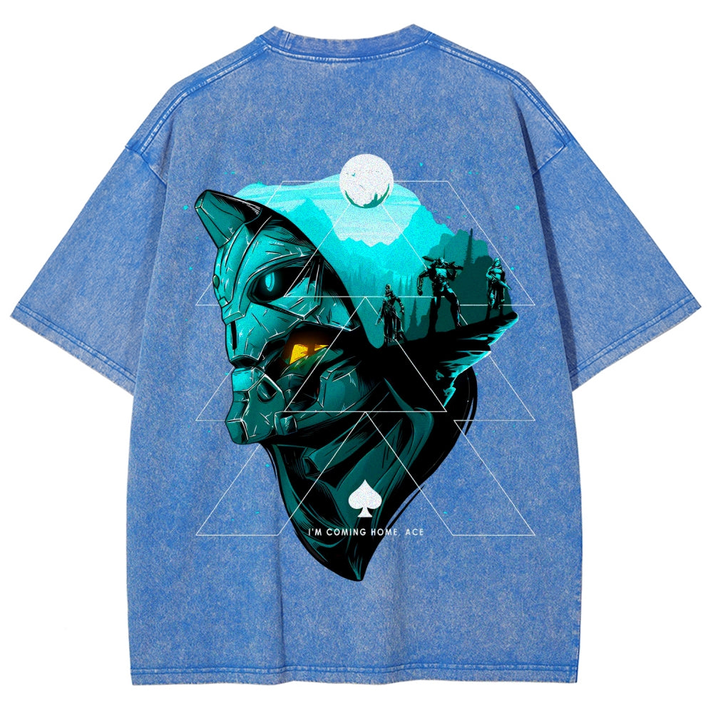 Destiny Unisex Fit Washed T-Shirt 2606006936