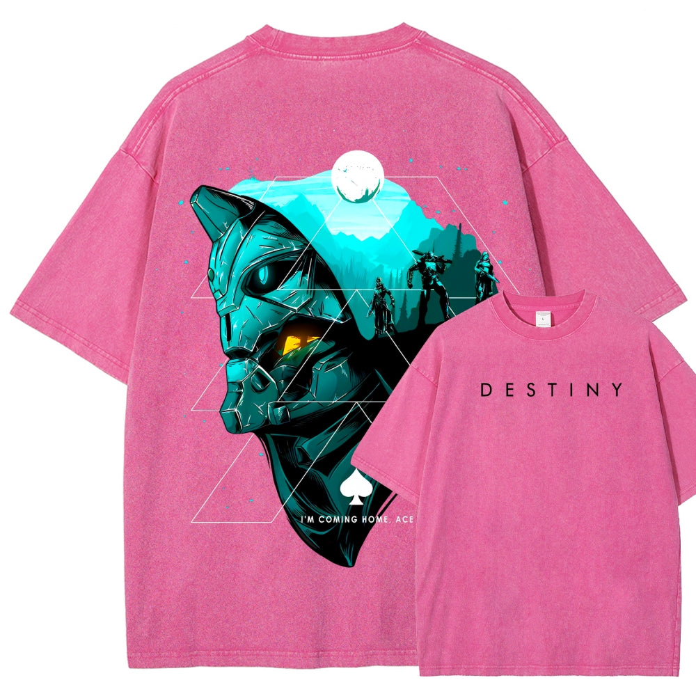 Destiny Unisex Fit Washed T-Shirt 2606006936