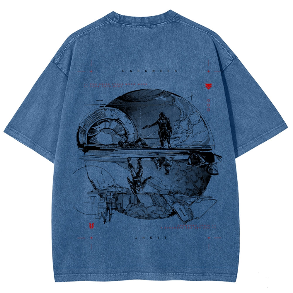 Destiny Unisex Fit Washed T-Shirt 2606006939