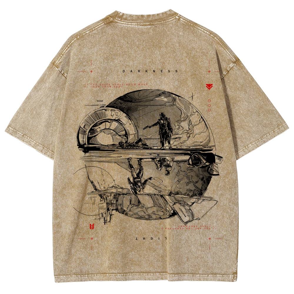 Destiny Unisex Fit Washed T-Shirt 2606006939