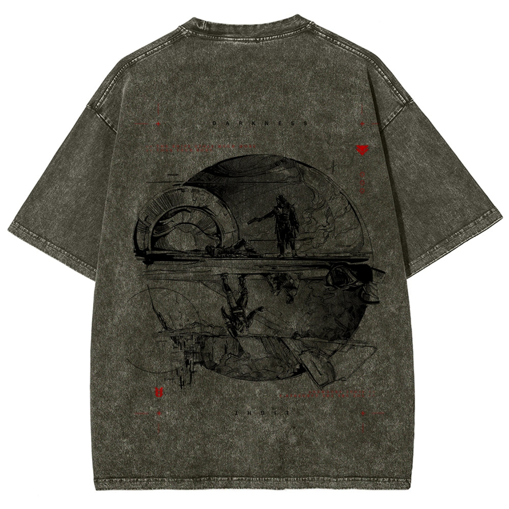 Destiny Unisex Fit Washed T-Shirt 2606006939