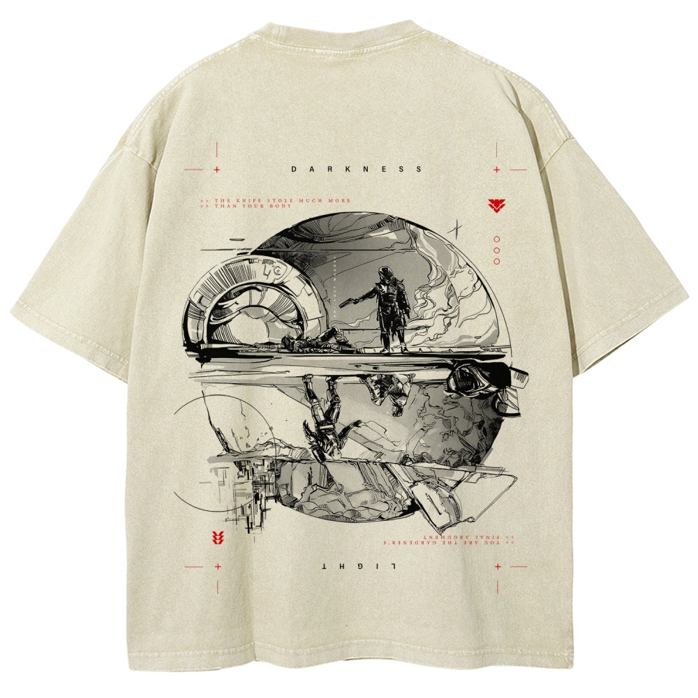 Destiny Unisex Fit Washed T-Shirt 2606006939