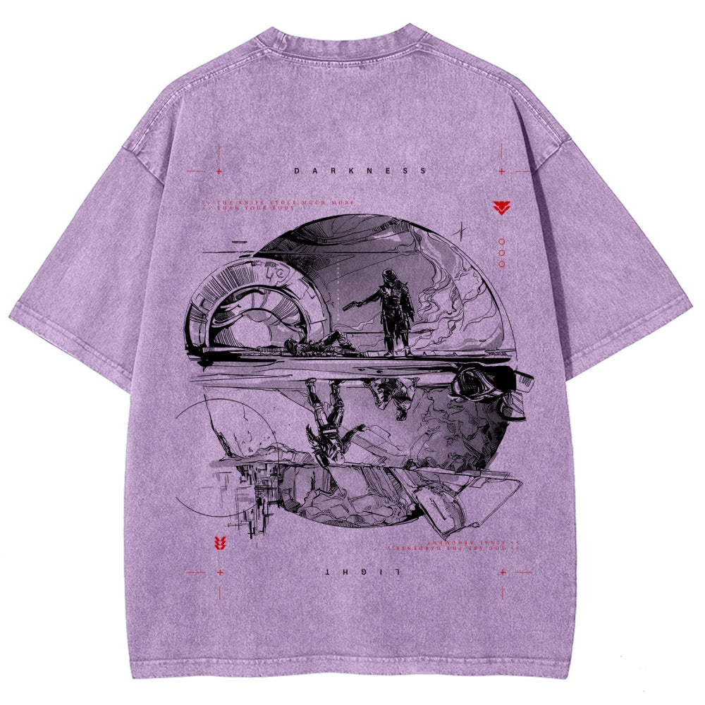 Destiny Unisex Fit Washed T-Shirt 2606006939