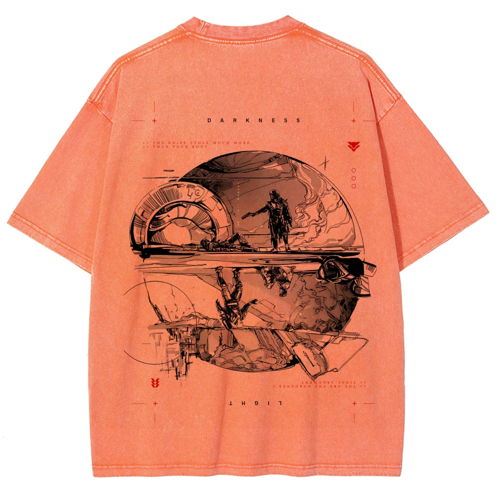 Destiny Unisex Fit Washed T-Shirt 2606006939