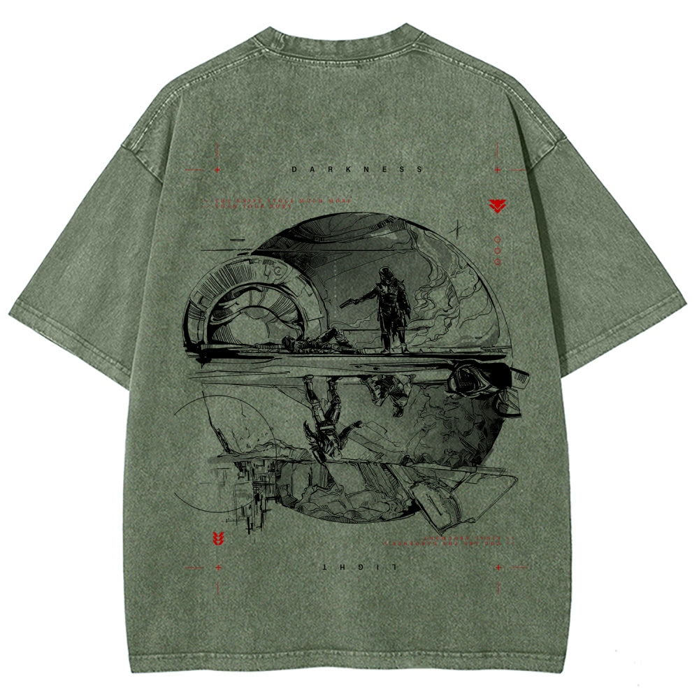 Destiny Unisex Fit Washed T-Shirt 2606006939