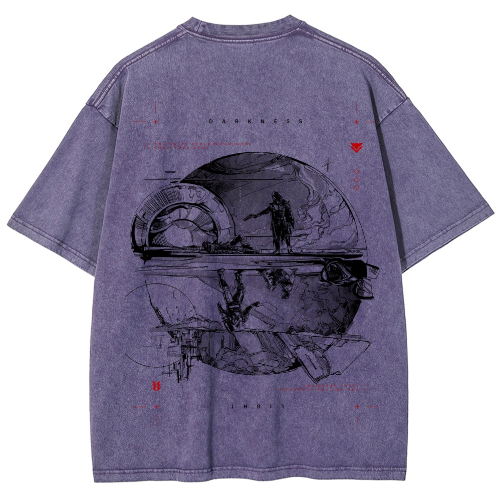 Destiny Unisex Fit Washed T-Shirt 2606006939