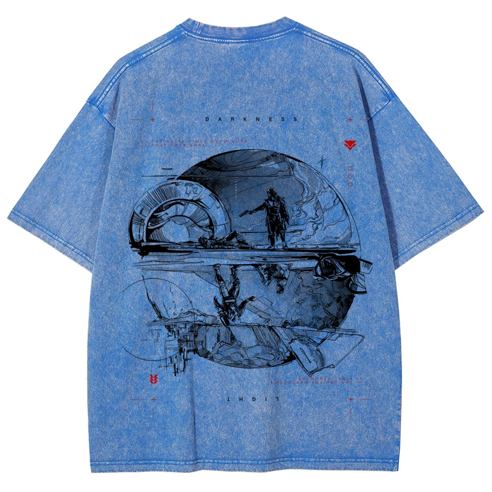 Destiny Unisex Fit Washed T-Shirt 2606006939