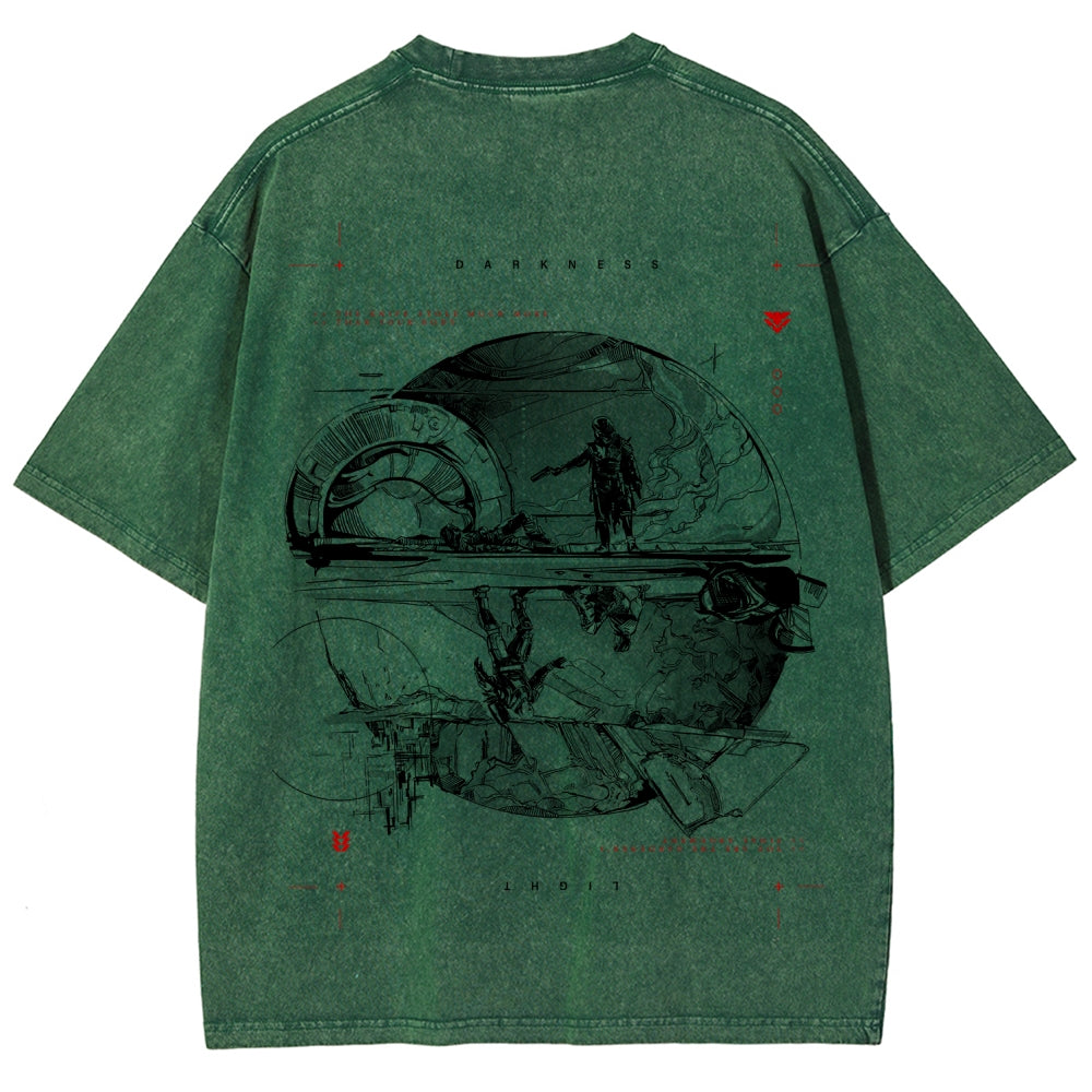Destiny Unisex Fit Washed T-Shirt 2606006939