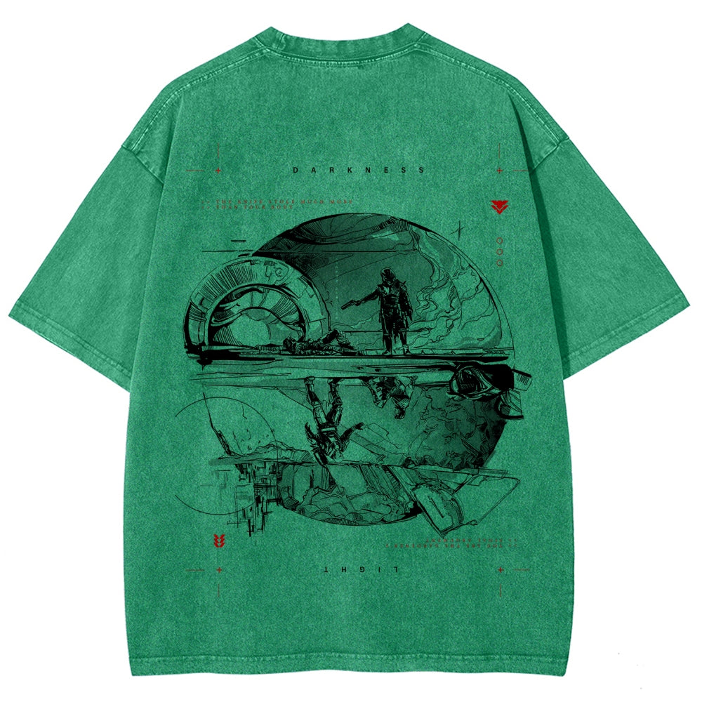Destiny Unisex Fit Washed T-Shirt 2606006939