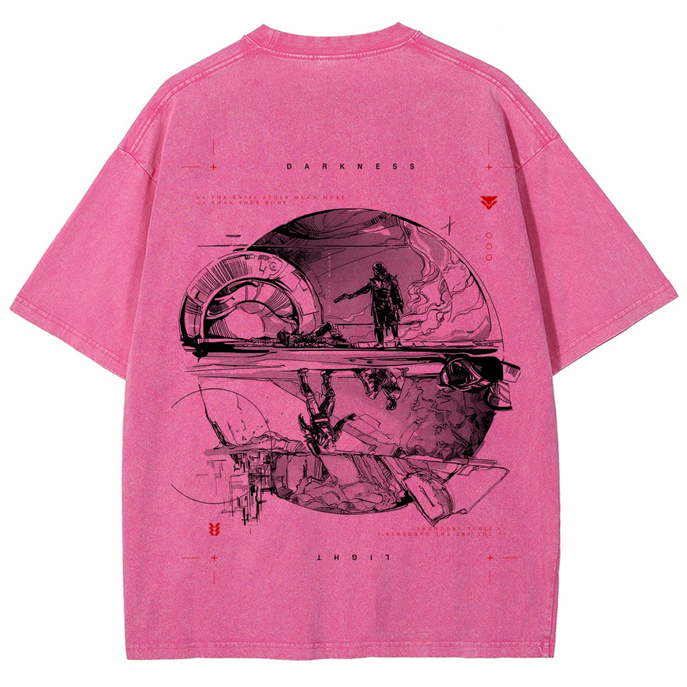 Destiny Unisex Fit Washed T-Shirt 2606006939
