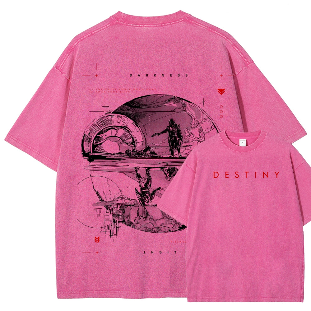 Destiny Unisex Fit Washed T-Shirt 2606006939