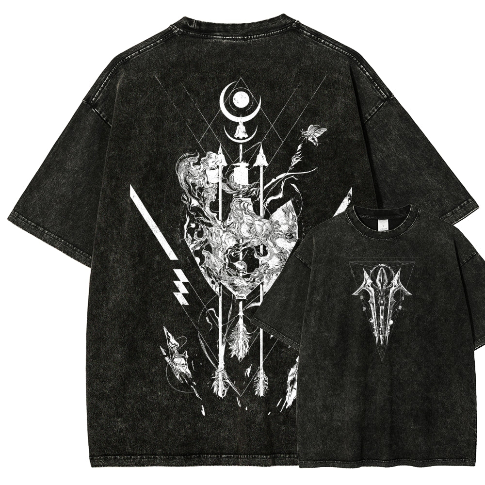 Destiny Unisex Fit Washed T-Shirt 2606007042
