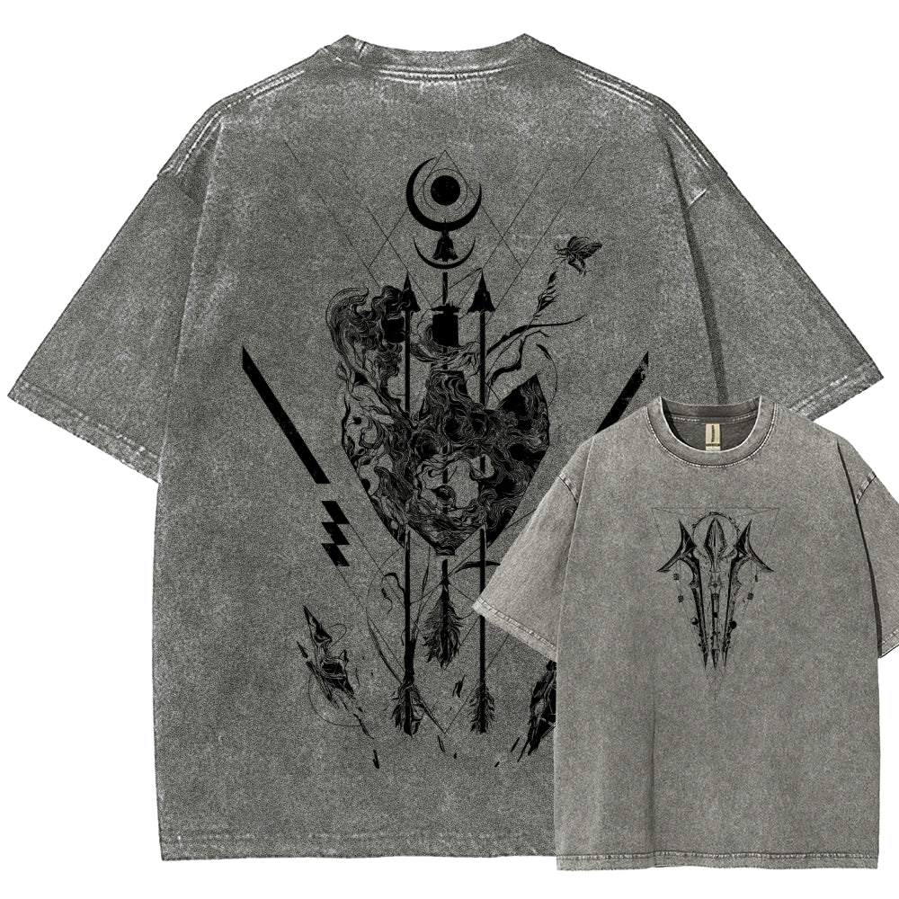 Destiny Unisex Fit Washed T-Shirt 2606007042