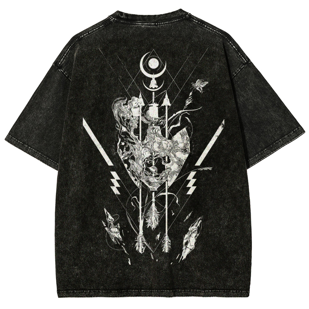 Destiny Unisex Fit Washed T-Shirt 2606007042