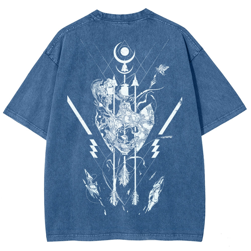 Destiny Unisex Fit Washed T-Shirt 2606007042