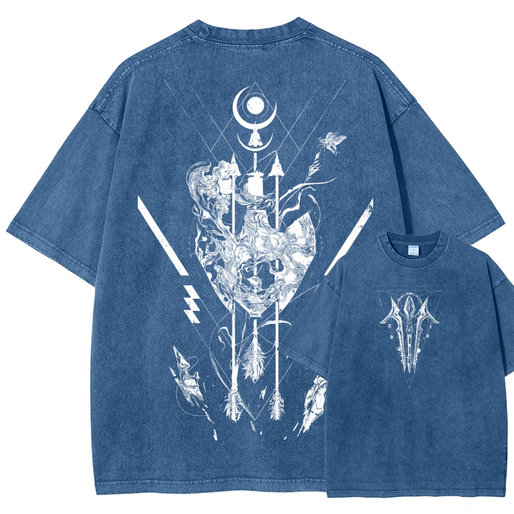 Destiny Unisex Fit Washed T-Shirt 2606007042