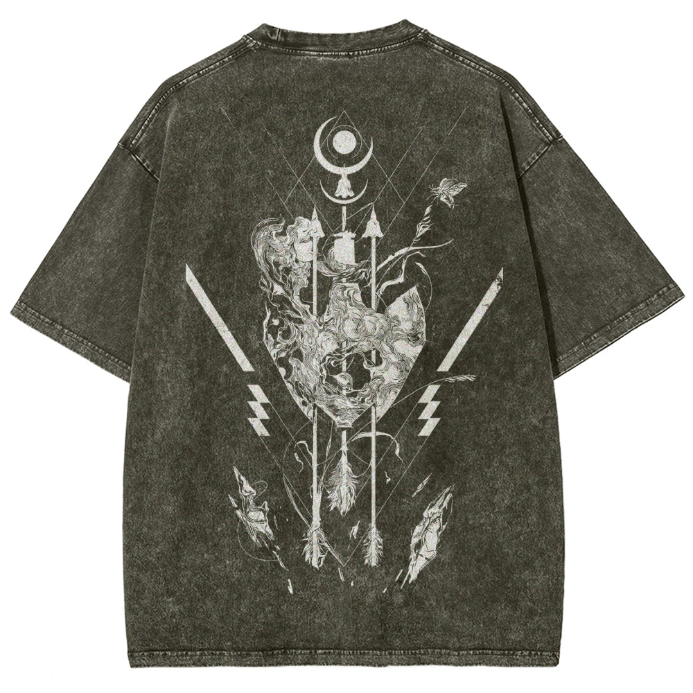 Destiny Unisex Fit Washed T-Shirt 2606007042
