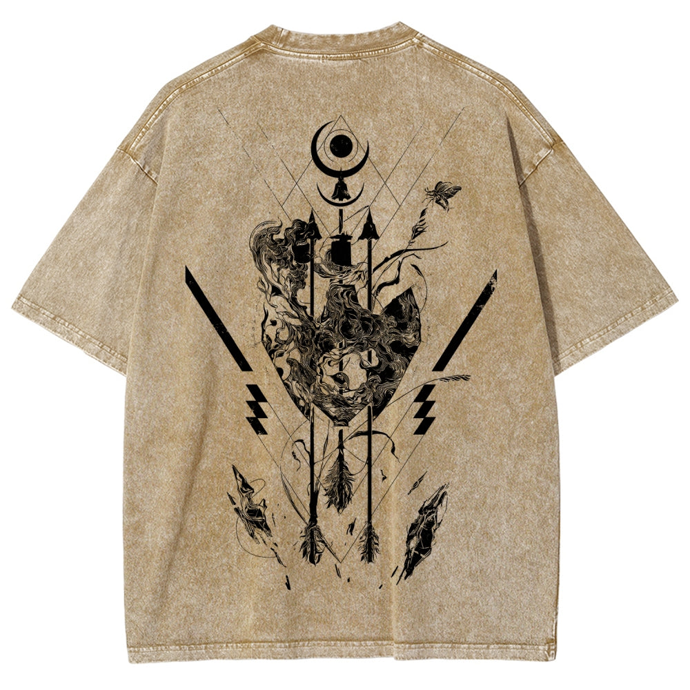 Destiny Unisex Fit Washed T-Shirt 2606007042