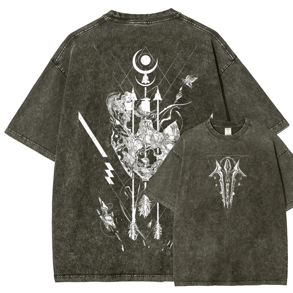 Destiny Unisex Fit Washed T-Shirt 2606007042
