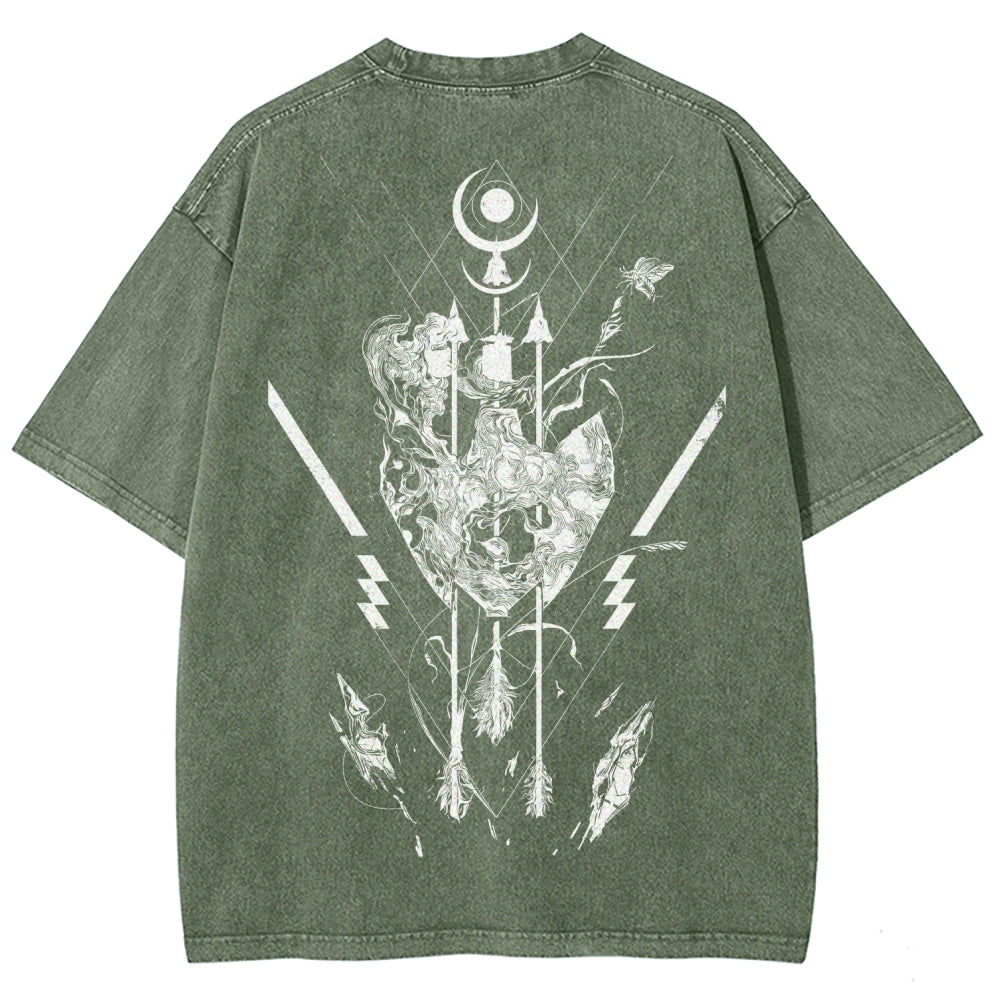 Destiny Unisex Fit Washed T-Shirt 2606007042