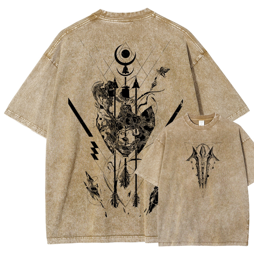 Destiny Unisex Fit Washed T-Shirt 2606007042