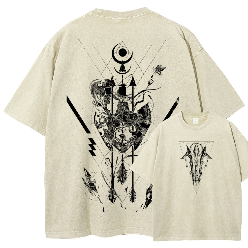Destiny Unisex Fit Washed T-Shirt 2606007042